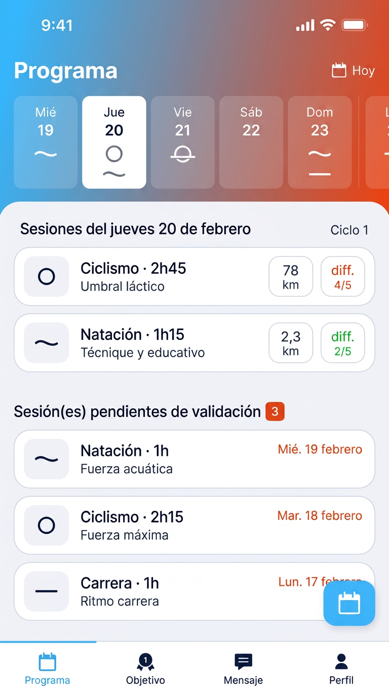 Coach Kona - Planning semanal personalizado